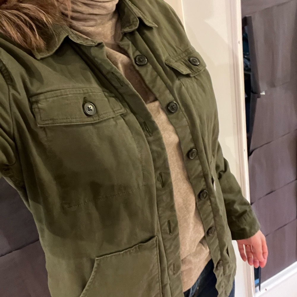 Carhartt Women’s Dark Olive Shirt Jacket